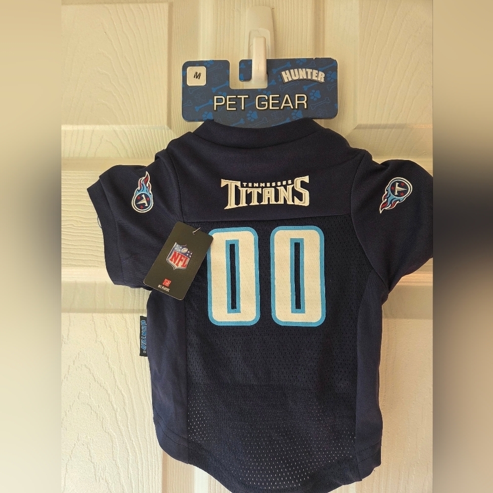 NFL Tenessee Titans Large Dog Jersey Large Football Pet NWT
